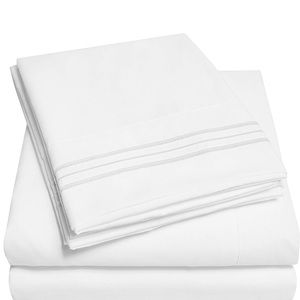 King size sheets and two pillows covers